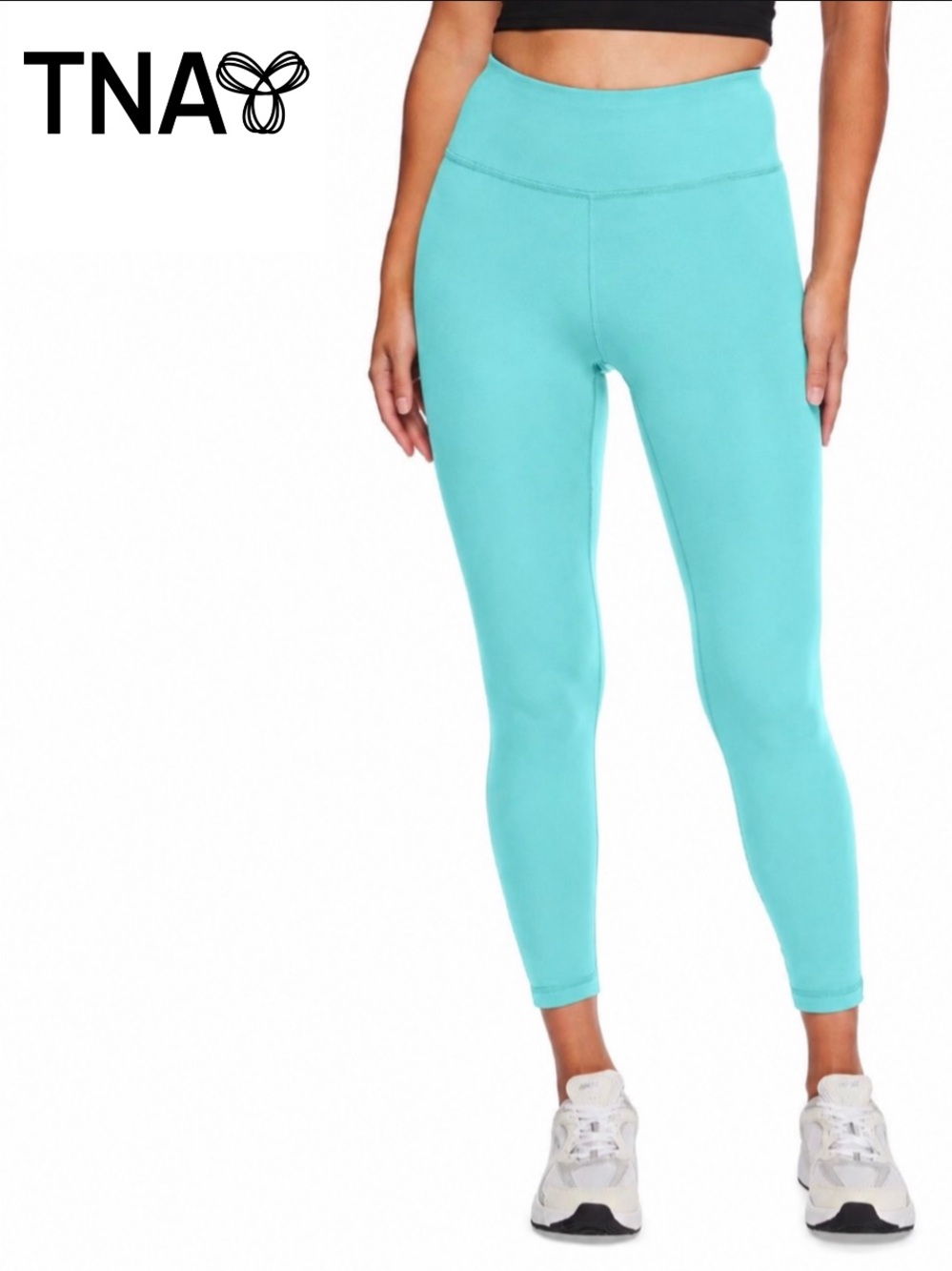 TNA Leggings Activewear Turquoise Aritzia Yoga Athletic Pants Spring Essential